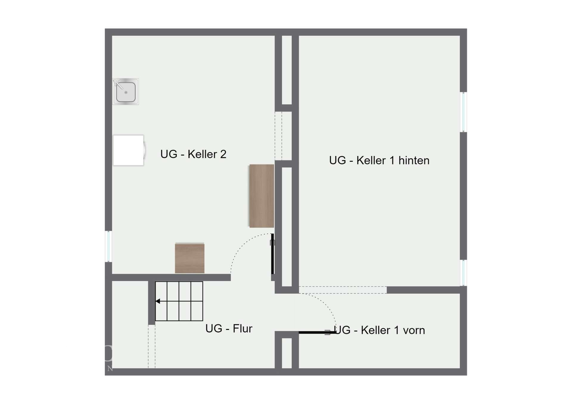 Grundriss UG 